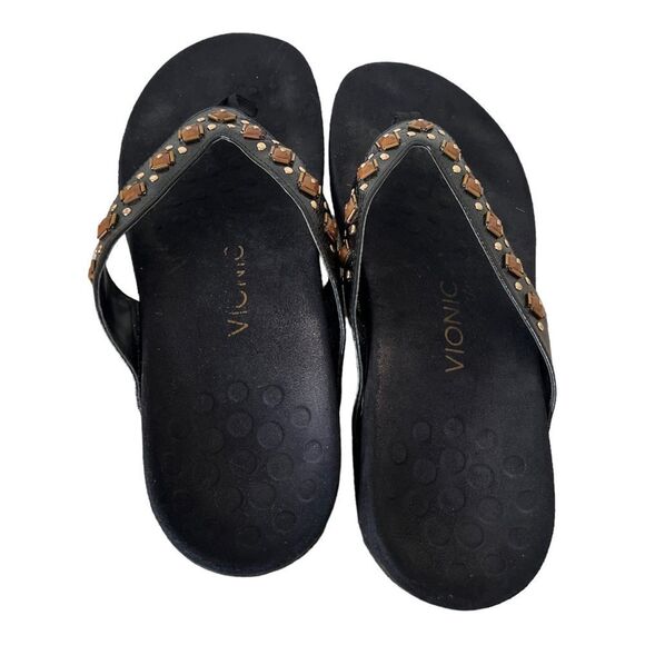 Vionic Women's Florian Thong
Sandal Snake with coral jewels
Size 10 - Picture 11 of 13